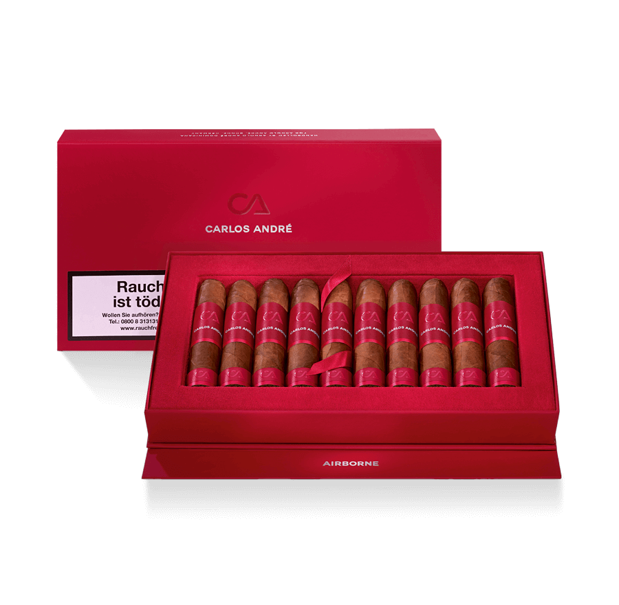 Caja de puros CARLOS ANDRÉ AIRBORNE Short Robusto