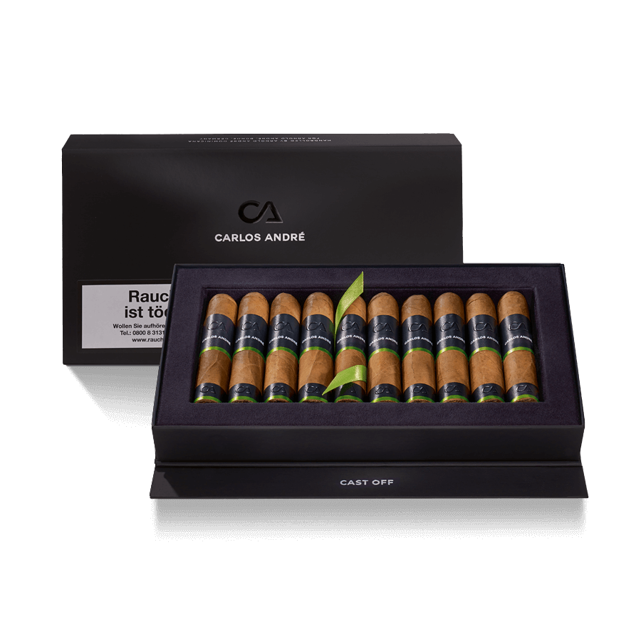 Caja de puros CARLOS ANDRÉ CAST OFF Short Robusto
